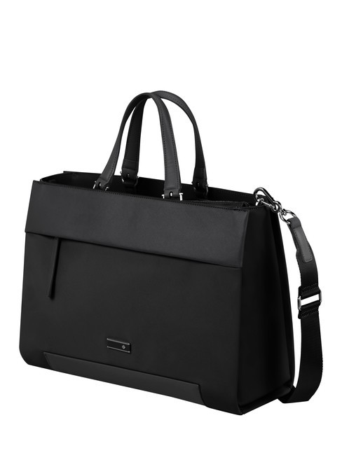 ZALIA 3.0  14.1" laptop bag with shoulder strap BLACK - Work Briefcases