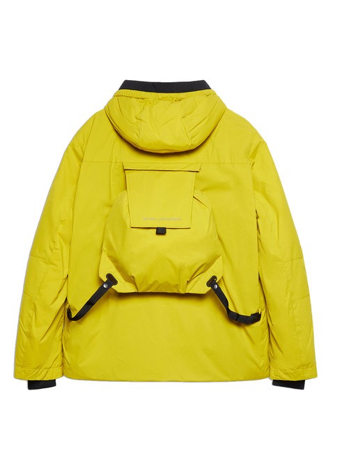 J53  Adjustable length jacket with hood Yellow - Men's Jackets