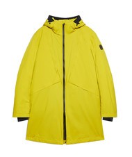 PIQUADRO J53  Adjustable length jacket with hood Yellow - Men's Jackets - 3