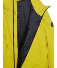PIQUADRO J53  Adjustable length jacket with hood Yellow - Men's Jackets - 5