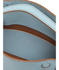 GIANNI CHIARINI PENELOPE Leather shoulder bag with shoulder strap sky-caramel - Women’s Bags - 6