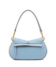 GIANNI CHIARINI HELENA ROUND Leather bag with double shoulder strap sky - Women’s Bags - 3