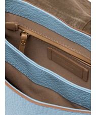 GIANNI CHIARINI HELENA ROUND Leather bag with double shoulder strap sky - Women’s Bags - 6