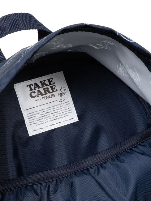 PADDED PAK'R x PEANUTS 13" Laptop Backpack peanuts navy - Backpacks & School and Leisure