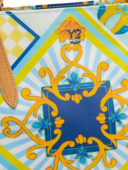 SICILY Medium beach shopping bag blue - Women’s Bags