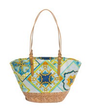 YNOT SICILY Medium beach shopping bag blue - Women’s Bags - 4
