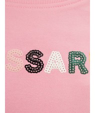 TRUSSARDI STORK Sweatshirt and trousers tracksuit beconia pink - Children's tracksuits - 3