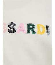 TRUSSARDI STORK Sweatshirt and trousers tracksuit off white/off white - Children's tracksuits - 2