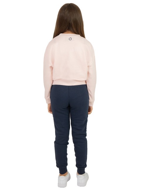 KREBS Sweatshirt and trousers tracksuit pink/navy - Children's tracksuits