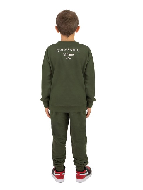 GABA Sweatshirt and trousers tracksuit military/military - Children's tracksuits