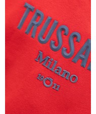TRUSSARDI SCHULIT Sweatshirt and trousers tracksuit red/navy blue - Children's tracksuits - 3