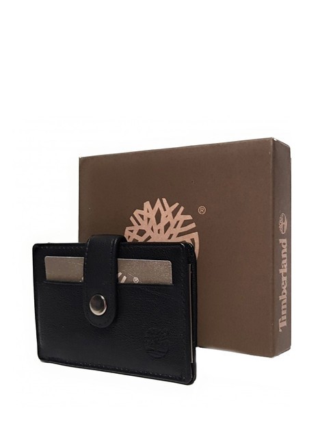 TB Leather card holder black - Men’s Wallets