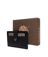 TIMBERLAND TB Leather card holder black - Men’s Wallets - 4