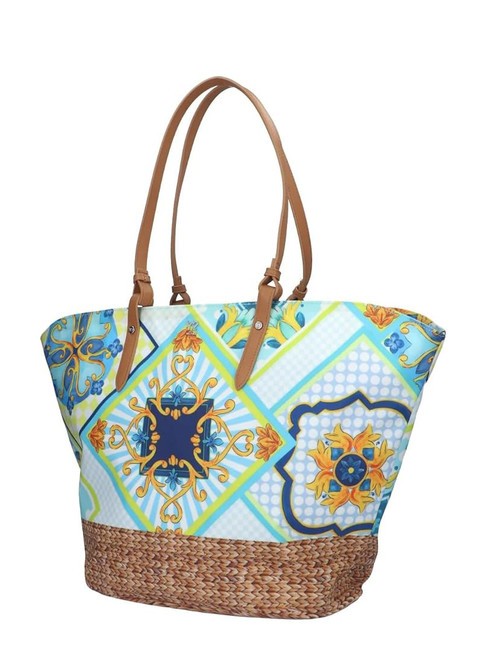 SICILY Large beach shopping bag blue - Women’s Bags