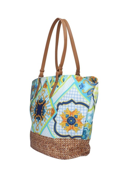 SICILY Large beach shopping bag blue - Women’s Bags