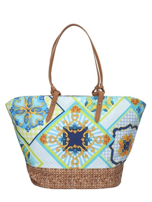 SICILY Large beach shopping bag blue - Women’s Bags