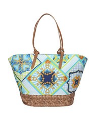 YNOT SICILY Large beach shopping bag blue - Women’s Bags - 4