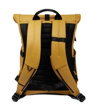 PIQUADRO CORNER SPECIALE GOMMATO Roll-top backpack for 15.6" laptop Yellow - Laptop backpacks - 3