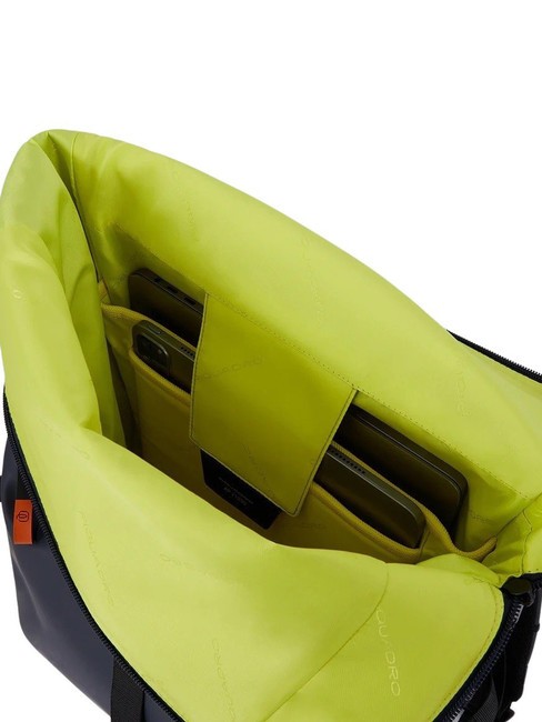 CORNER SPECIALE GOMMATO Roll-top backpack for 15.6" laptop Yellow - Laptop backpacks