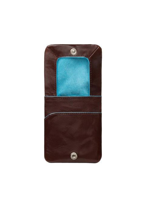BLUE SQUARE Leather coin purse MAHOGANY - Men’s Wallets