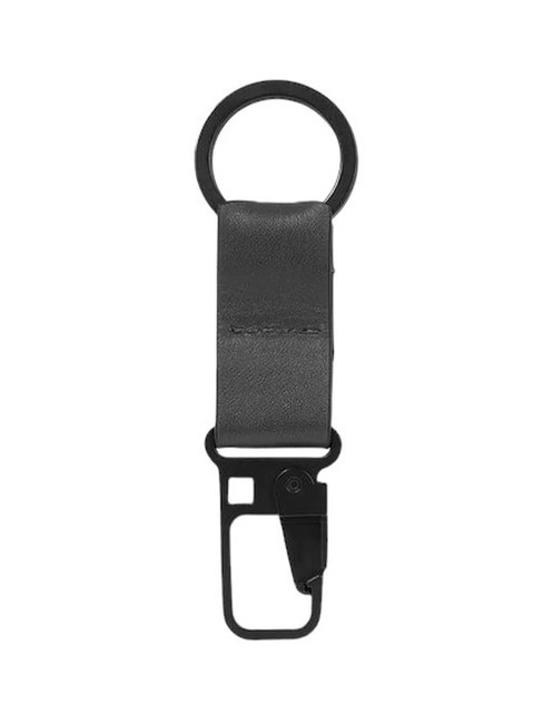 DAVID Leather charm keychain Black - Key holders