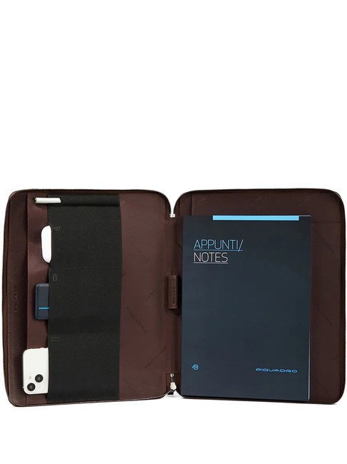 CARL Leather clipboard Black - Tablet holder& Organizer