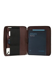PIQUADRO CARL Leather clipboard - Tablet holder& Organizer