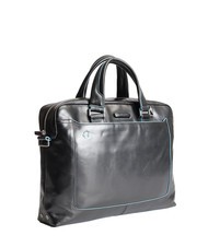 PIQUADRO BLUE SQUARE BLUE SQUARE Briefcase for PC 14 " Black - Work Briefcases - 2