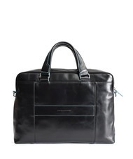 PIQUADRO BLUE SQUARE BLUE SQUARE Briefcase for PC 14 " Black - Work Briefcases - 3
