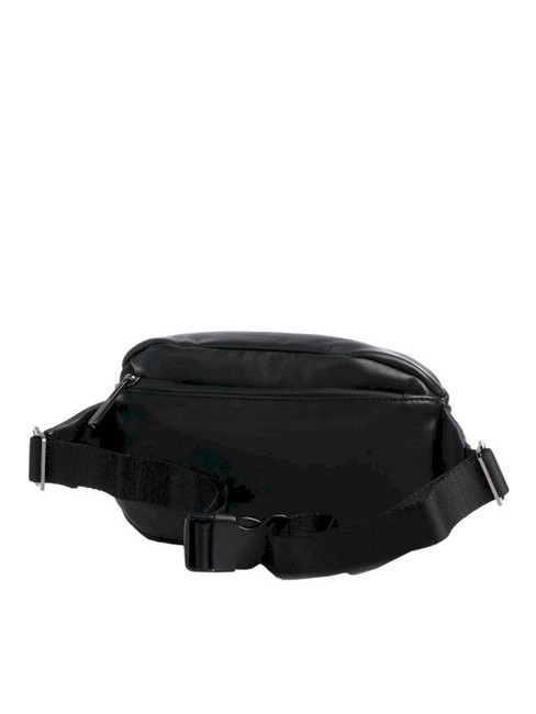 CAMPIONARIO -  URBAN Leather bum bag Black - Hip pouches