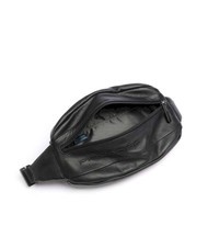 PIQUADRO CAMPIONARIO -  URBAN Leather bum bag Black - Hip pouches - 4