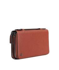 PIQUADRO BLACK SQUARE Leather clutch wallet LEATHER - Tablet holder& Organizer - 3