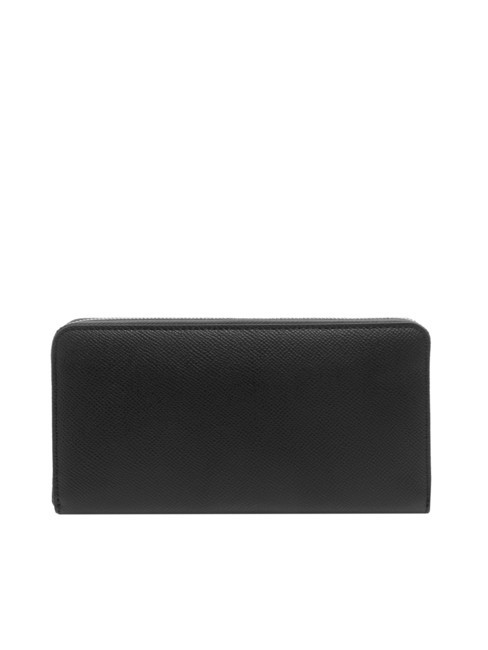 GARDENIA Large leather zip around wallet Black - Women’s Wallets