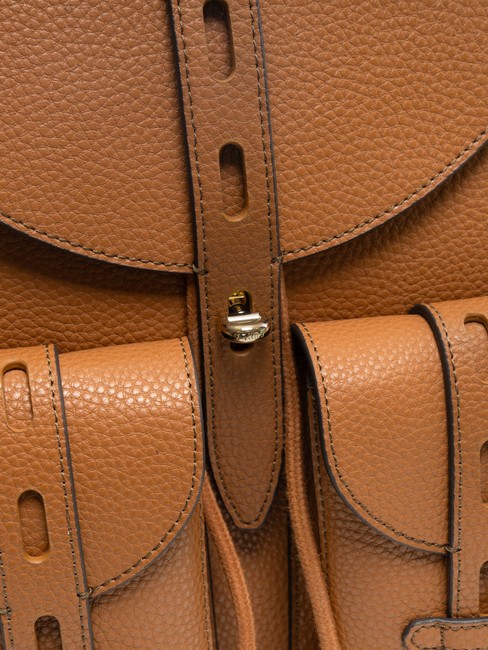 GARDENIA Keria Print Leather Backpack brandy - Women&rsquo;s Bags