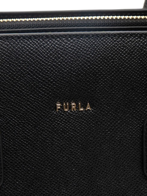 GARDENIA Andromeda print leather handbag Black - Women’s Bags