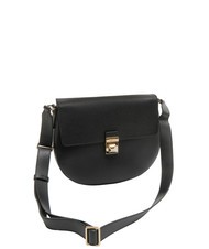 FURLA GLENN Saddle bag in keria print leather - Women’s Bags