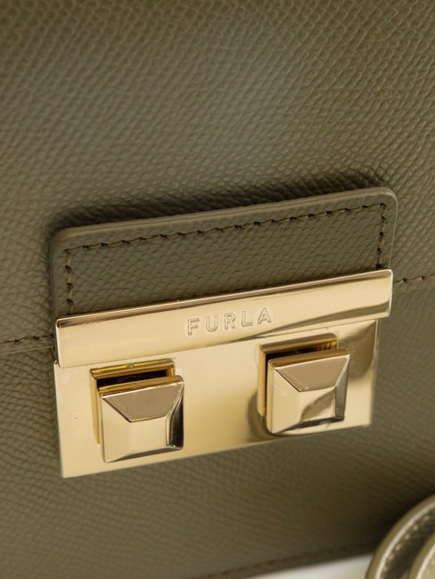 BELLA Small leather bag st andromeda sage - Women’s Bags