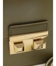 FURLA BELLA Small leather bag st andromeda sage - Women’s Bags - 5