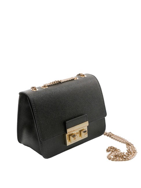 BELLA  Mini shoulder bag, in leather Black - Women’s Bags