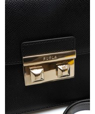 FURLA BELLA Small leather bag st andromeda Black - Women’s Bags - 5