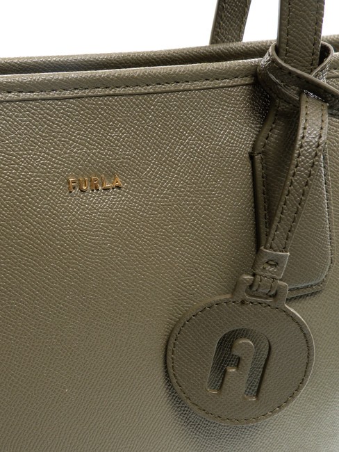 CLASSIC Andromeda print leather shopper bag sage - Women&rsquo;s Bags