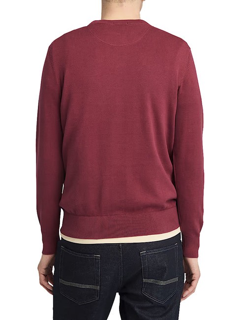 WILLIAMS RIVER Crewneck sweater cordovan - Men's Sweaters