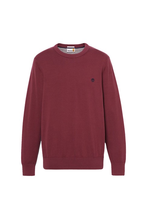 WILLIAMS RIVER Crewneck sweater cordovan - Men's Sweaters