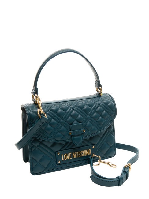 QUILTED Briefcase bag with shoulder strap emerald - Women&rsquo;s Bags