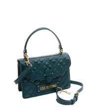 LOVE MOSCHINO QUILTED Briefcase bag with shoulder strap emerald - Women&rsquo;s Bags - 2