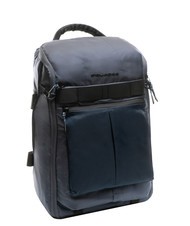 PIQUADRO ARNE Backpack / PC bag 17.3" blue - Laptop backpacks - 5
