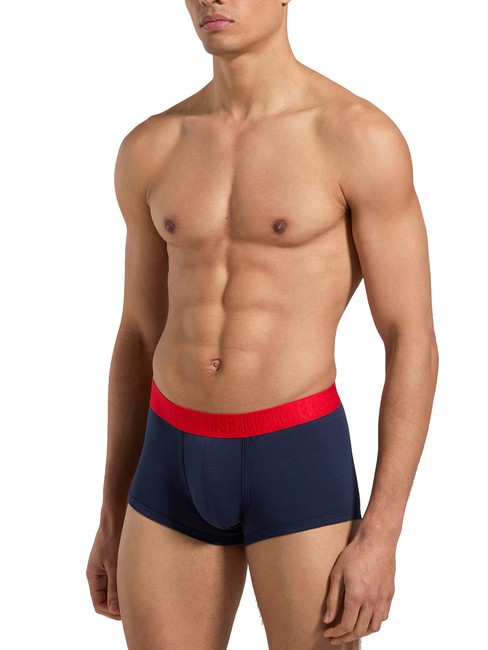 FASHION BICOLOR Set of 3 boxers white navy black - Men's briefs