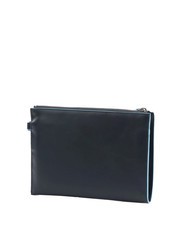 PIQUADRO BLUE SQUARE Flat leather clutch blue - Women&rsquo;s Bags - 2