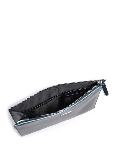 BLUE SQUARE Flat leather clutch blue - Women&rsquo;s Bags