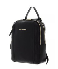 PIQUADRO CIRCLE Leather backpack Black - Women&rsquo;s Bags - 2